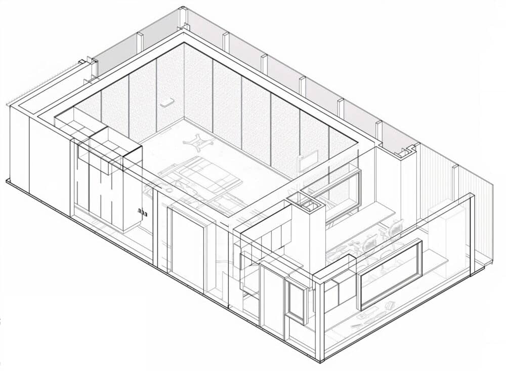 For the new UCI Health – Irvine Medical Center, MRI services were located with the rest of the imaging services. Above-grade placement required additional attention to vibration-absorption. 
© CO Architects