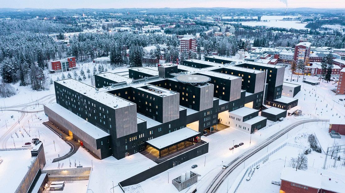 egm-architecten-hospital-nova-ksshp-jyvaskyla-finland-image-01 JKMM Architects’ Nova Hospital in Jyvaskyla, Finland. (Credit: JKMM)