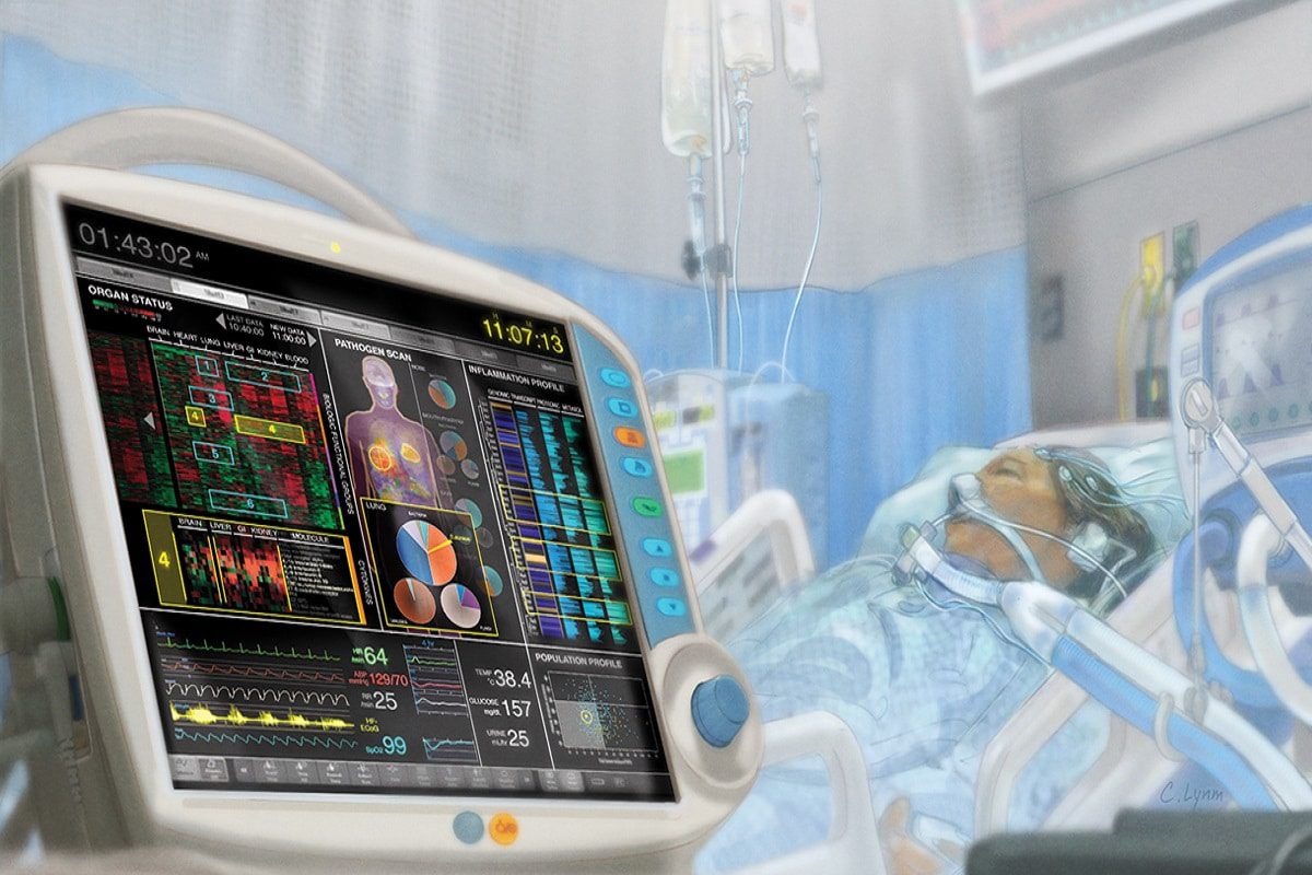 jn-sepsis-share-1200w-1 Diagnosing sepsis isn’t easy. Intensive care unit image; (Credit: Shutterstock)