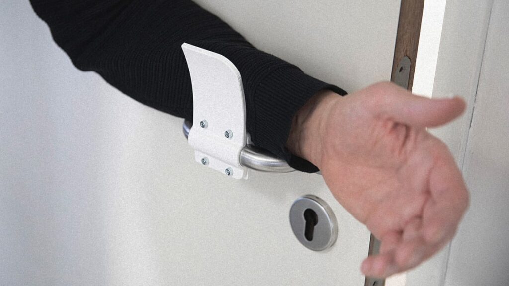 Hands-Free 3D-Printed Door Opener to Minimize Germ Contamination 