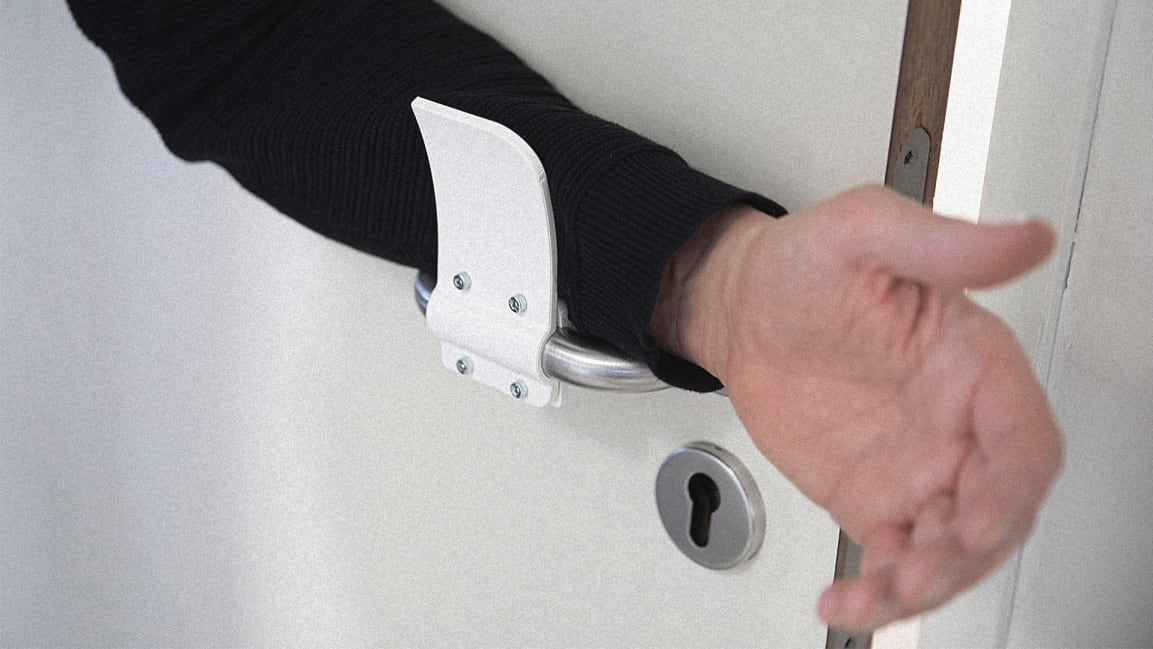 Hands-Free 3D-Printed Door Opener to Minimize Germ Contamination 