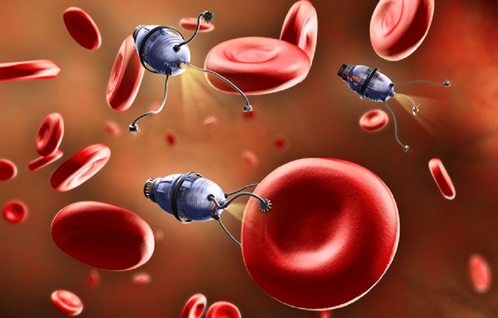 nanobot1 The robots themselves may be synthetic devices or completely organic. Equally, they may be created by combining inorganic materials with biological components, such as cells, proteins or DNA. (Credit: DepositPhotos)