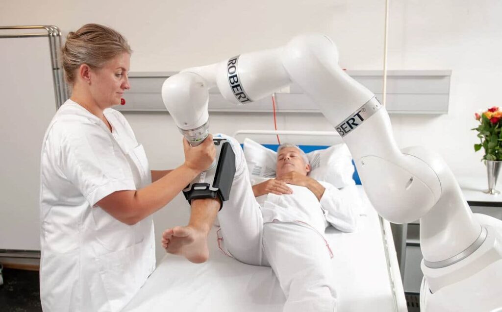 ROBERT Innovative Robot Helps Patients Get Out of Bed Faster