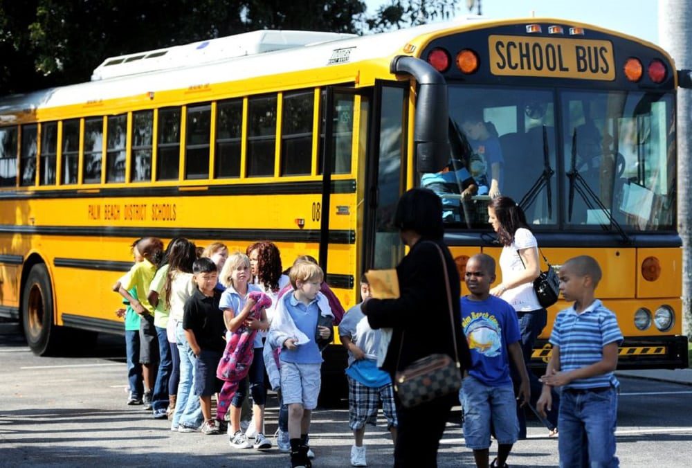 school-bus School buses. (Credit: Education News)