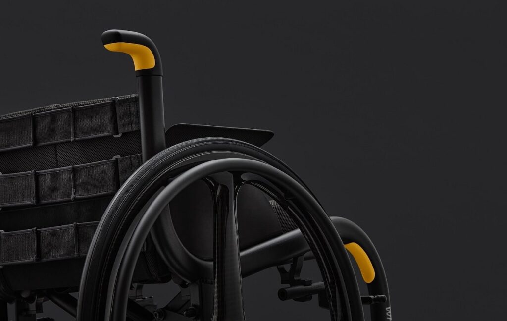 A Disruptive Wheelchair Combining Design and Practicality