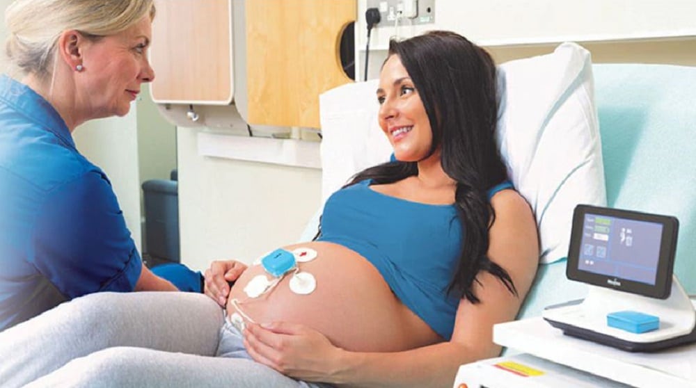 The Monica Novii Wireless Patch System. (Credit: GEHealthcare)