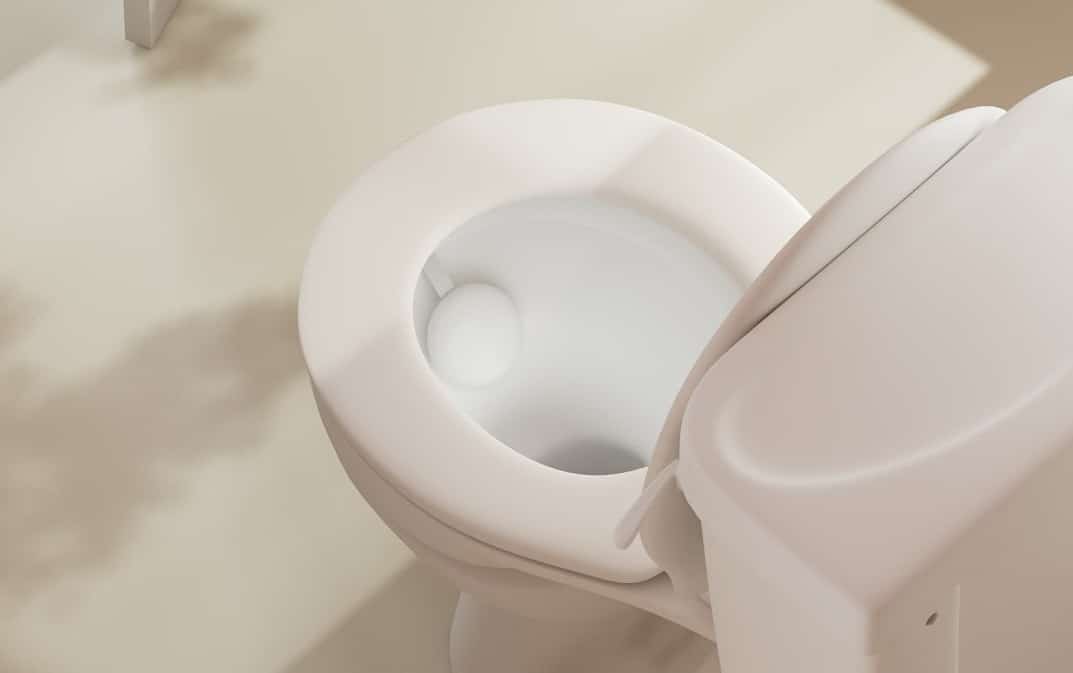 uscan-3 The user just has to install the product on the edge of the toilet bowl thanks to a small hook and then the product can stay there without doing anything for three months. (Credit: Withings)